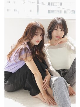 チェレ オレ 新金岡店(Chere ore) 透明感 大人カールハイライトカラーミルクティーベージュ