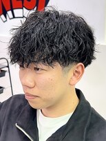 オーシャントーキョー ウエスト 心斎橋(OCEAN TOKYO WEST) 波巻きパーマメンズツイストスパイラルパーマツーブロック