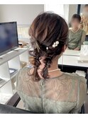 編み下ろしツイン