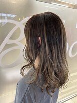 ヘアースペースブルーム ヒーロー 園田店(HAIR SPACE BLOOM hero) 【園田/バレイヤージュカラー】ミルクティーベージュ