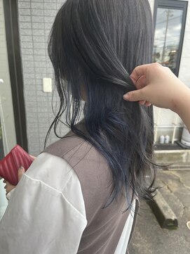 アンフルール(Un Fleur) インナーブルー×ブルーブラック