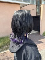 アルファサリダ(ALPHA SALIDA) ウルフヘア×ポイントカラー