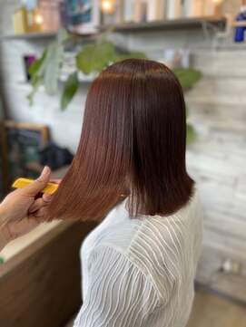 ピーシーエイチ(P.C.H) ブリーチ無しピンクブラウン