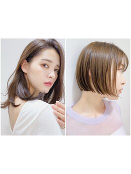 気になる白髪を【ボカす・馴染ませる・暗くせず】のテクニックで明るめで透明感抜群な理想の大人色に◎