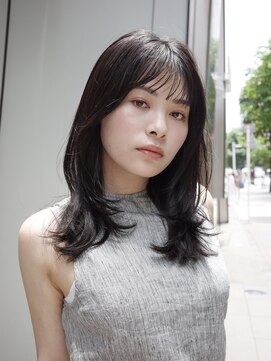 ビュートリアム265(BEAUTRIUM 265) ◆黒髪レイヤーカットロング/顔周りレイヤー/ワンカール/銀座