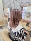 ☆ハイトーン/ピンクミルクティー/大人レイヤー 20代30代
