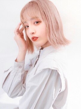 セイドット リー(Say. Ree) Say.ree 切りっぱなしボブ シルキーベージュくびれボブ 表参道