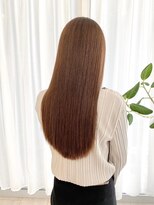 アール ヘアー デザイン(r hair design)&nbsp;サラツヤロングベージュカラーブリーチしない透明感カラー