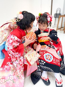 サロンドアンジェ 〈七五三〉着付け・ヘア・レンタル全部一式☆