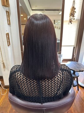 美容室 メザミー MESAMIES 黒髪・暗髪ストレートヘア髪質改善大人可愛いロング