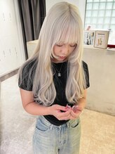 ◆ホワイトカラー◆［心斎橋/ハイトーン/ダブルカラー/イルミナカラー/髪質改善/ケアブリーチ/エクステ］