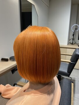 エトラ 渋谷店(etora) オレンジベージュボブ