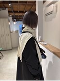 スモーキーベージュ　ボブ　ハイトーン　【OHTA】