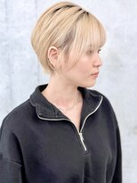 モリオ(morio)&nbsp;大人可愛いショートヘア顔周りレイヤーショートボブ似合わせ