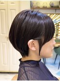 イメチェン外ハネボブ美髪ワイドバングレイヤーショート/大宮