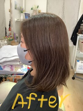 カラーガーデン(Color-garden) おしゃれ染め/全体，3ステップTr.【白髪率5～10%】