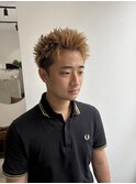 メンズカット/スパイキーショート
