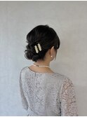 シニヨンアレンジ
