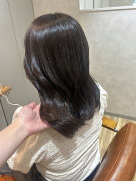 リアン 綱島(Lien) 透明感ラベンダーグレージュ/アディクシーカラー/艶髪カラー