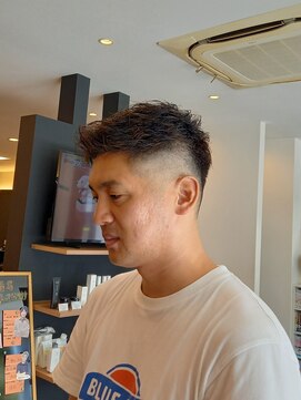 男を磨くメンズサロン オム グランド(HOMME GRAND) ブリーチなしハイライト