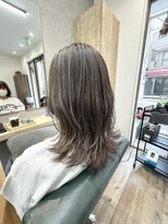 リベストバイジェービー 稲毛(li best. byjb)&nbsp;黒髪/クラゲヘアー/オリーブグレー/小顔/ココアベージュ［稲毛］