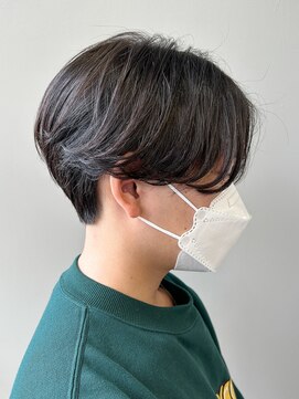 エルマーク 樟葉(L-MARK) センターパート/ニュアンスパーマ/ダウンパーマ/men's