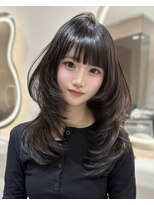 サイン 韓国ボブ 渋谷(SIGN) お洒落なレイヤーカット韓国ボブレイヤーボブ渋谷タッセルボブ