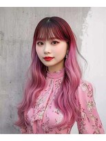 ヘアーメイク コラソン(hair make corazon) 似合わせカットメルティカラー着物フェミニンロング