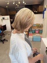 オリビアヘアー(OLIVIA HAIR) 計画的な施術と最高級ケアで叶える美髪ホワイトブラウン。