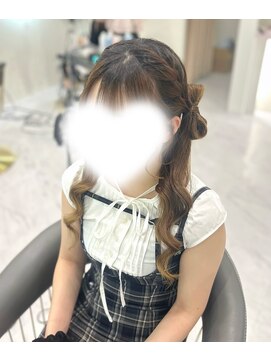ヘアセットクラン リリー 東梅田店(hair set Clan lily) くるみちゃんリボン