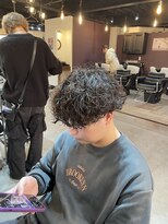 オーバー 町田店(OVER)&nbsp;無造作波巻き【町田/MEN'S/眉毛/ツイストスパイラル】