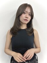 ミリ 奈良店(mm)&nbsp;レイヤーカット/髪質改善/マロンベージュ/学割/近鉄奈良