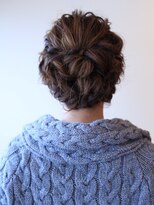 ツイギー 宮西店(TWiGGY)&nbsp;【サイドから後ろにかけての編み込みが可愛いアレンジ】