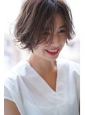 ナチュラル小顔ショート