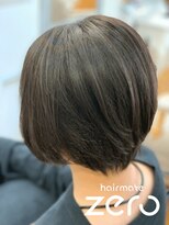 ヘアメイクゼロ 坂戸駅前店(hairmake zero) ナチュラル丸みボブ