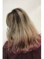 アールトゥーヘアー(art To Hair)&nbsp;バレイヤージュ+アクセントカラー