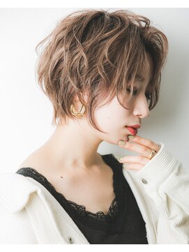 Vain V 代30代毛先パーマ エフォートレスショート L ヴェイン 渋谷 Vain のヘアカタログ ホットペッパービューティー