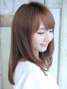 グッドリーフヘアー(good leaf hair)の写真/【JR佐倉駅南口より徒歩5分】厳選のトリートメントを使用！ダメージを補修し、みずみずしいツヤのある髪に