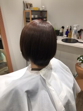 粧 カラーリング＋縮毛矯正