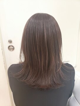 アローズ ステラプレイス店(HELLO'S) ミディアムレイヤー×キレイめハイライト