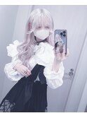 ホワイトカラーロングヘア【wistell.Raiya】