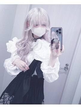 ウィステル ホワイトカラーロングヘア【wistell.Raiya】