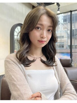 ミンクス 原宿店(MINX) MINX川上　センターパート＋内巻きロング