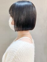 ロンドシエル 横浜(Lond ciel)&nbsp;黒髪ボブ前髪×ヘルシースタイル【横浜】