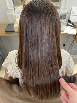 ネオリーブアイム 横浜西口店(Neolive aim) 後ろ姿マイナス10歳☆超音波ケア髪質改善　艶髪　【横浜】