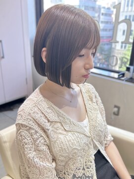 ユーフォリア 新宿店(Euphoria) 20代可愛い小顔ボブ前下がりショート