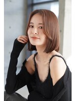 トッカ 天王寺店(tocca)&nbsp;【tocca天王寺】ナチュラルボブ顔まりカット韓国風透明感カラー