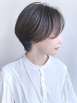 モリオフロムロンドン 原宿本店(morio from London) 【morio原宿】大人ショート　ナチュラルハイライトカラー