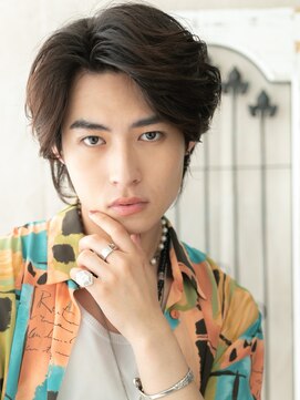 モッズヘア メン 南越谷南口店(mod's hair men) ゆるふわ巻きパーマで大人のおしゃれラフウルフD南越谷