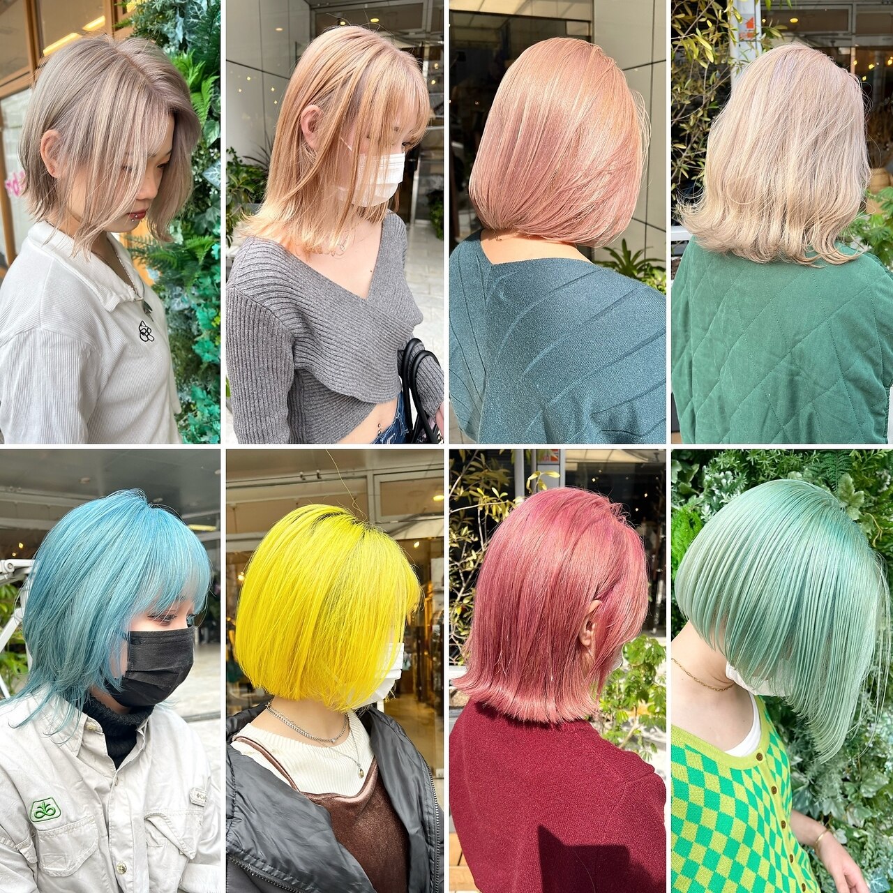 【再来の方はこちら】ダブルカラー+5STEP髪質改善\23100
